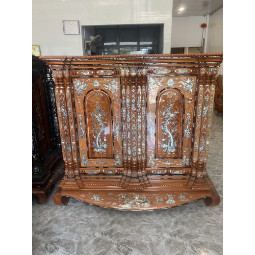 Tủ Thờ 15 trụ gỗ gõ đỏ 100 %
