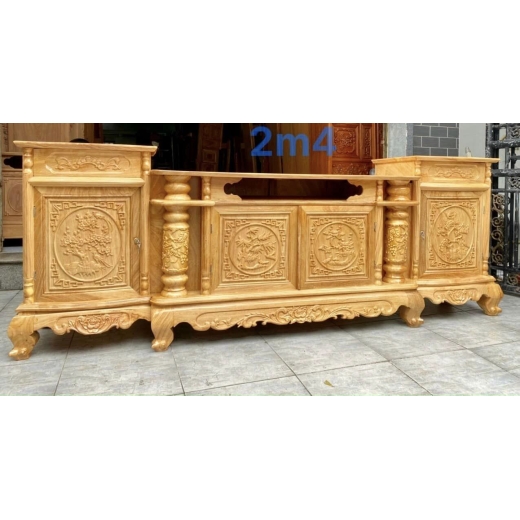 BÀN GỖ ĐỂ TIVI