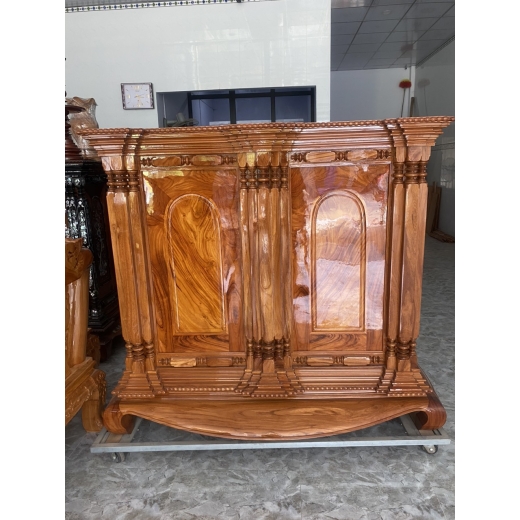 15 trụ gõ trơn 100 % gõ đỏ